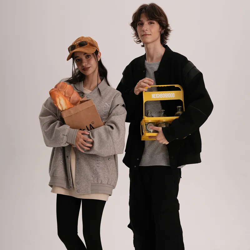 ZMOH Baseball Jacket Unisex Couple's-11