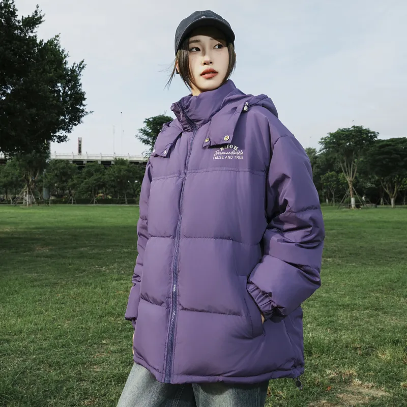 ZMOH Down Jacket Unisex Dark Purple-5