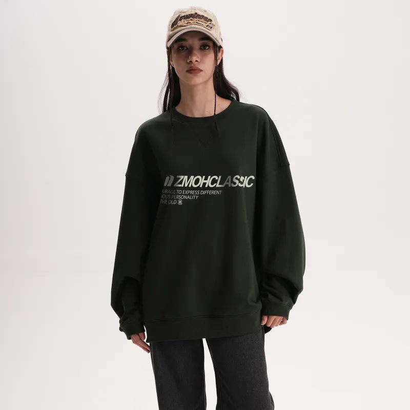 ZMOH Crewneck Sweatshirt Unisex Couple's-2