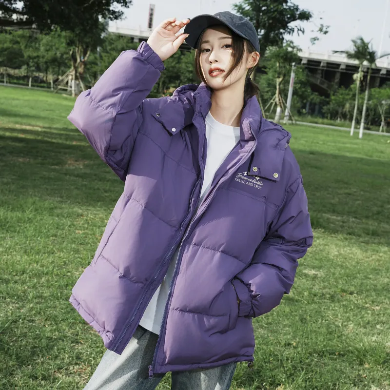 ZMOH Down Jacket Unisex Dark Purple-2
