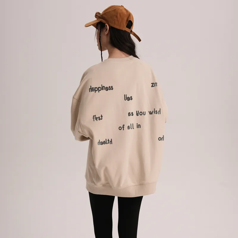 ZMOH Crewneck Sweatshirt Unisex Couple's-3