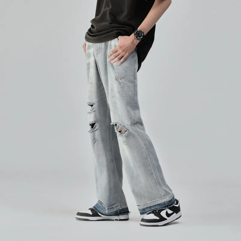 ZMOH Jeans Unisex Light Blue-1