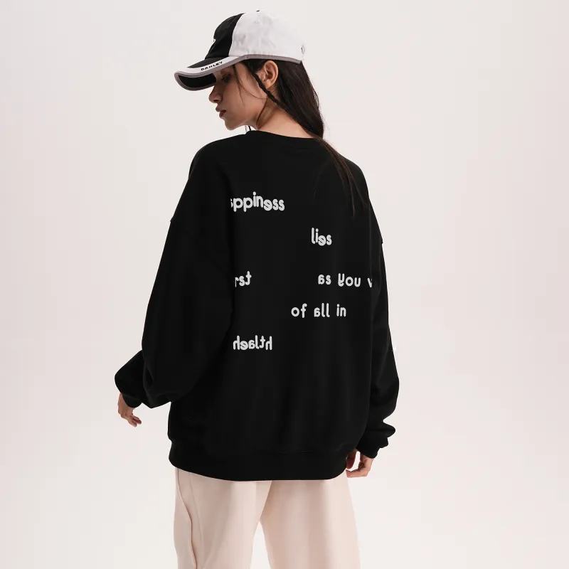 ZMOH Crewneck Sweatshirt Unisex Couple's-11