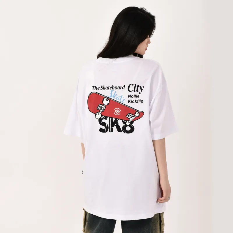 ZMOH Skateboard T Shirts Unisex-2