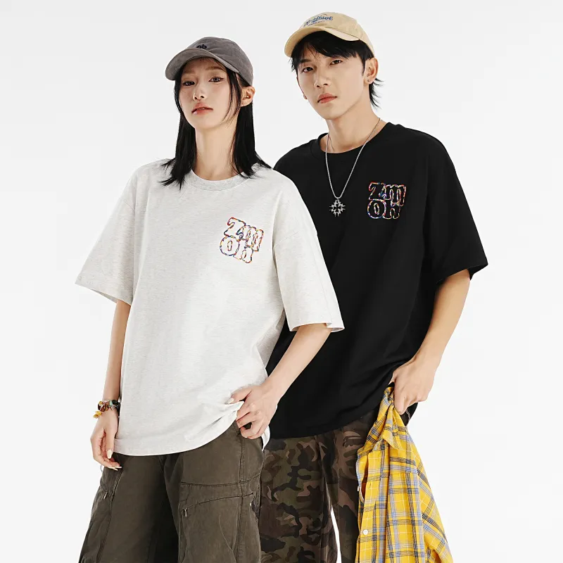 ZMOH Short Sleeved T Shirt Unisex Couple's-15