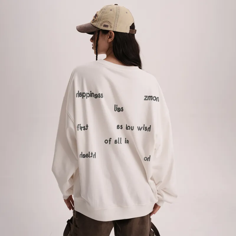 ZMOH Crewneck Sweatshirt Unisex Couple's-7