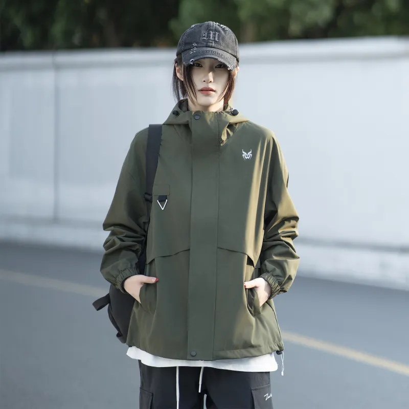 ZMOH Hooded Jacket Unisex Couple's-4