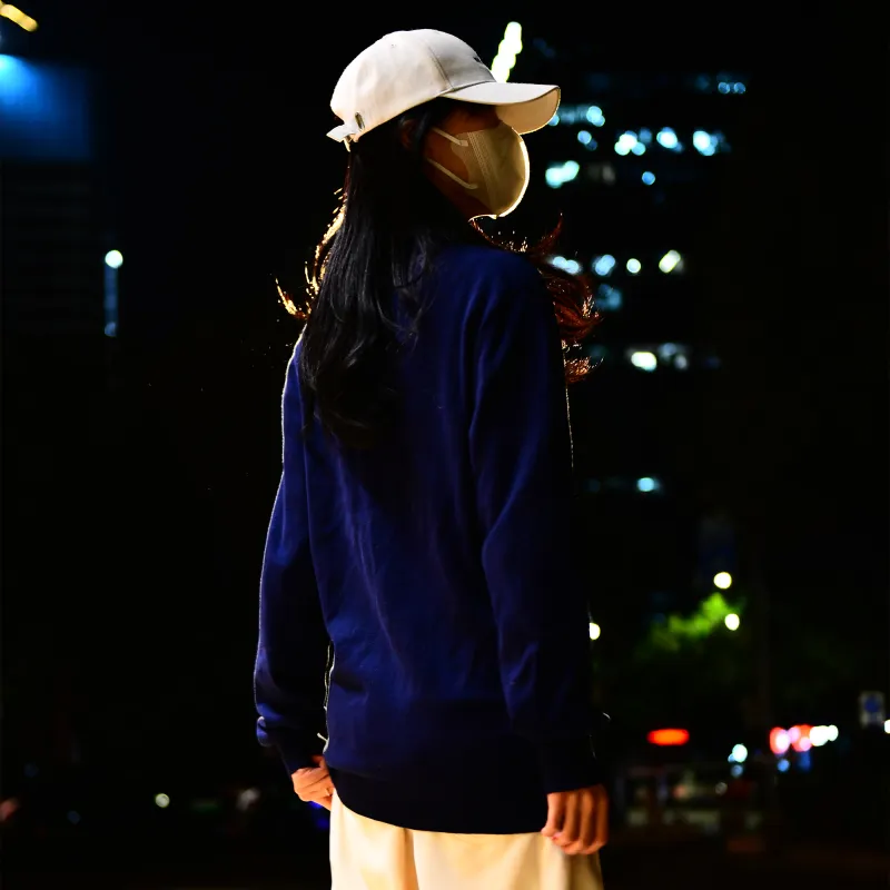 ZMOH Plain Net Series Sweaters Unisex-23