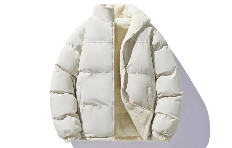 ZMOH Sherpa Puffer Jacket Unisex Couple's-7