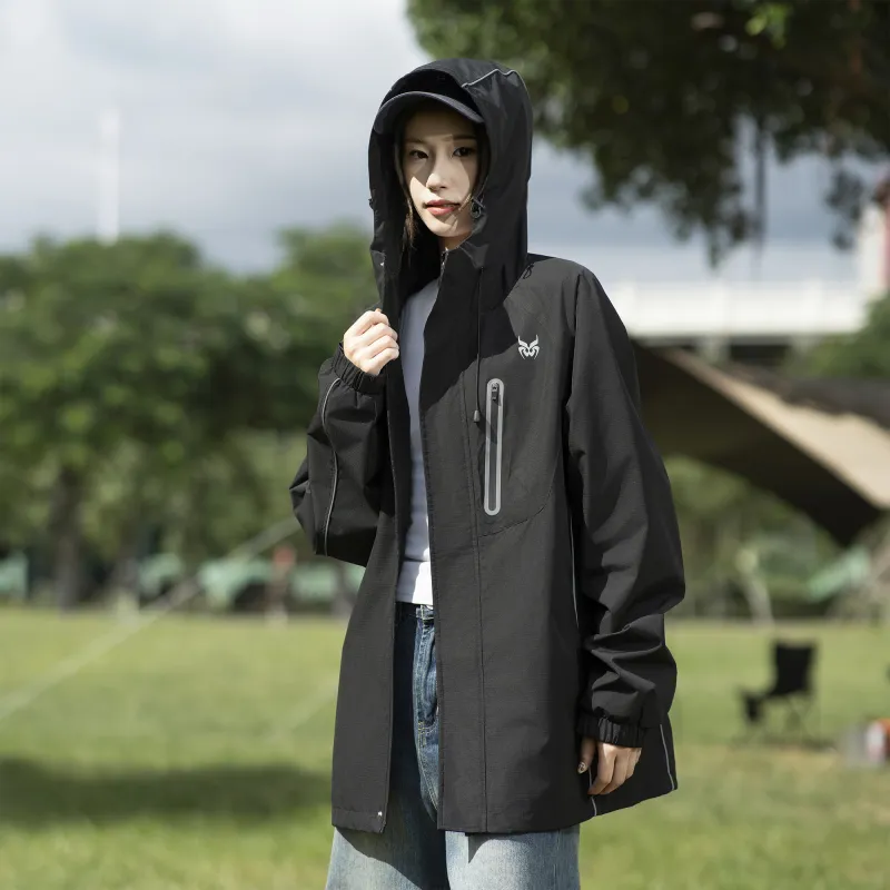 ZMOH Hooded Jacket Unisex Couple's-4