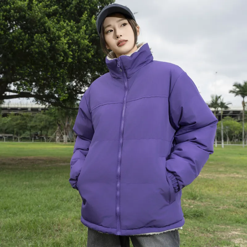 ZMOH Sherpa Puffer Jacket Unisex Couple's-16