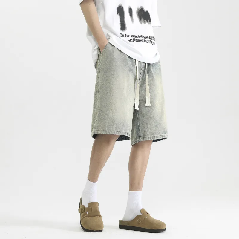 ZMOH Denim Shorts Men-5