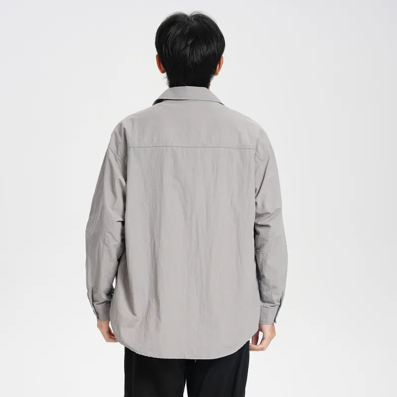 ZMOH Long Sleeved Shirts Unisex Couple's-2