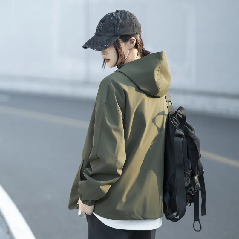 ZMOH Hooded Jacket Unisex Couple's-3