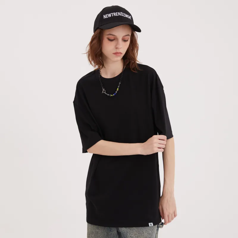 ZMOH Plain Net Series T Shirts Unisex-6