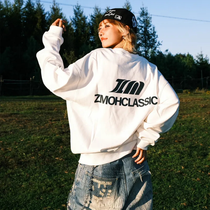 ZMOH Crewneck Sweatshirt Unisex Couple's-10
