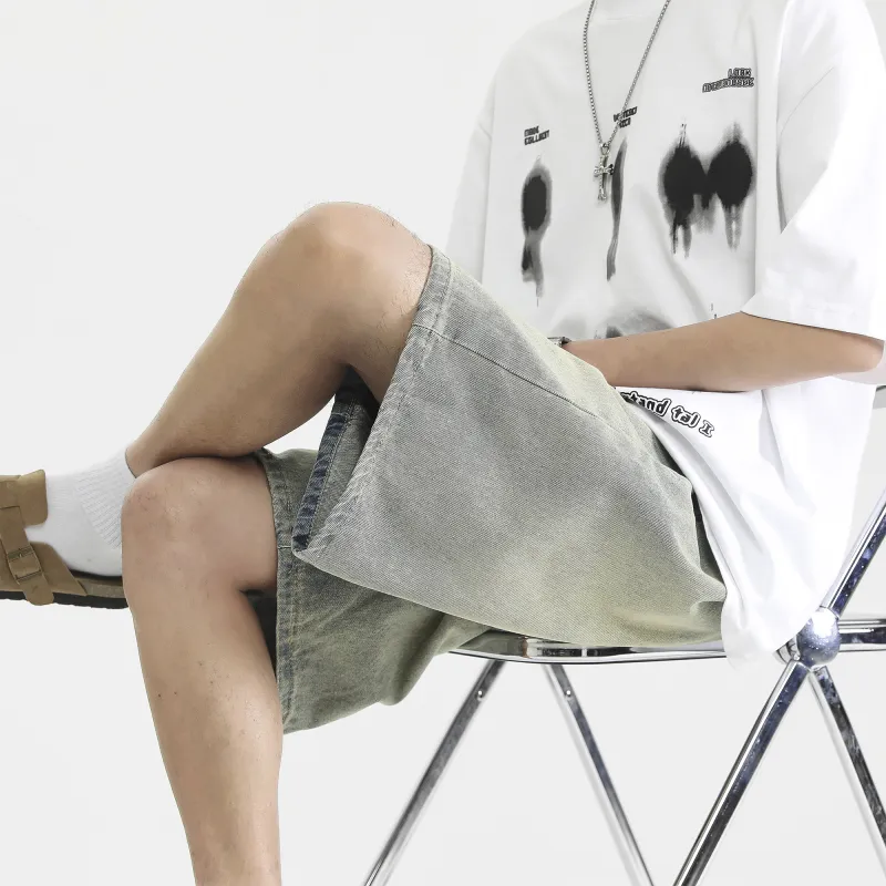 ZMOH Denim Shorts Men-7