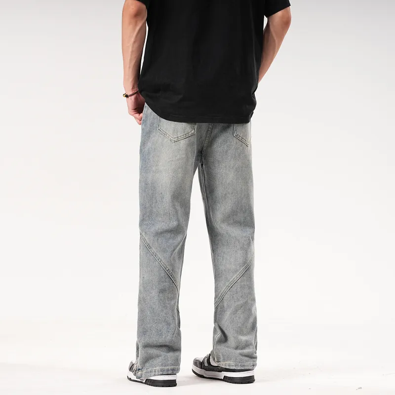 ZMOH Jeans Unisex Vintage Blue-2