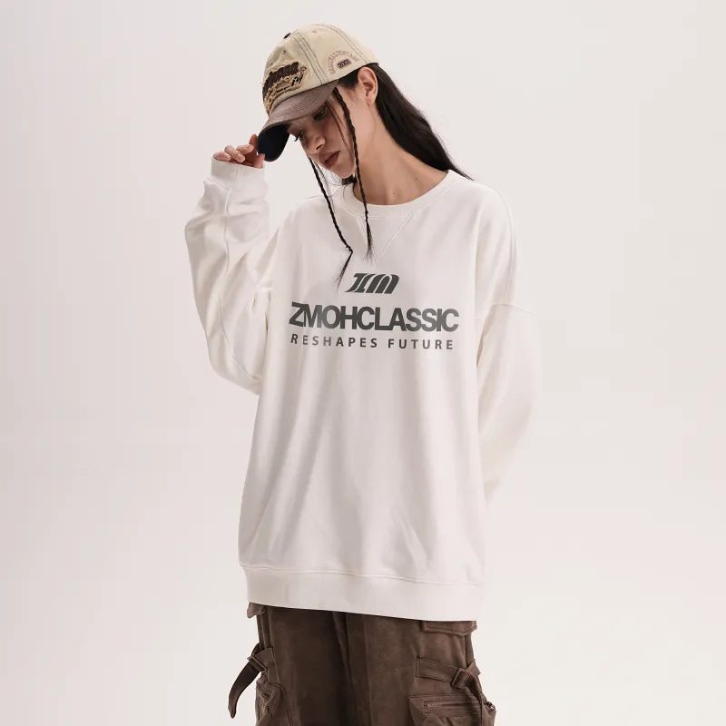 ZMOH Crewneck Sweatshirt Unisex Couple's-9