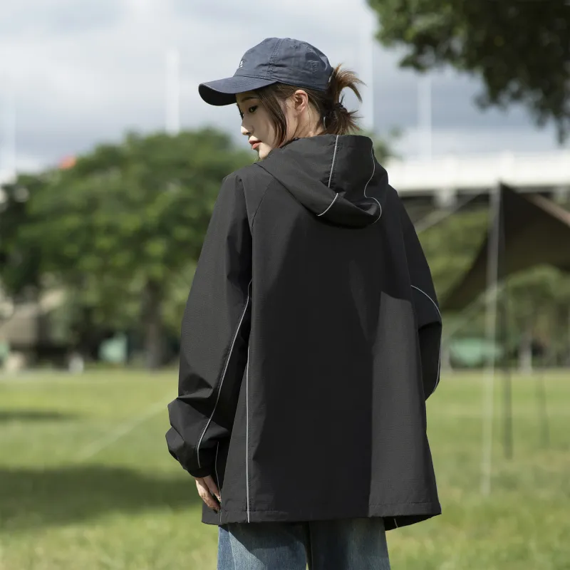 ZMOH Hooded Jacket Unisex Couple's-3