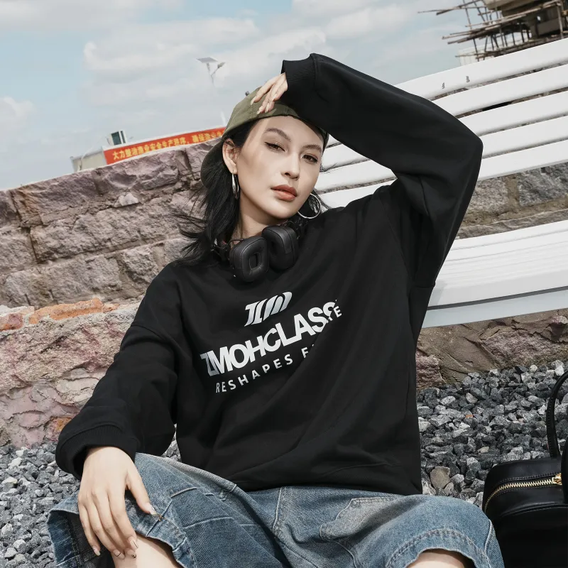 ZMOH Crewneck Sweatshirt Unisex Couple's-4