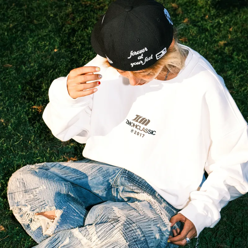 ZMOH Crewneck Sweatshirt Unisex Couple's-11