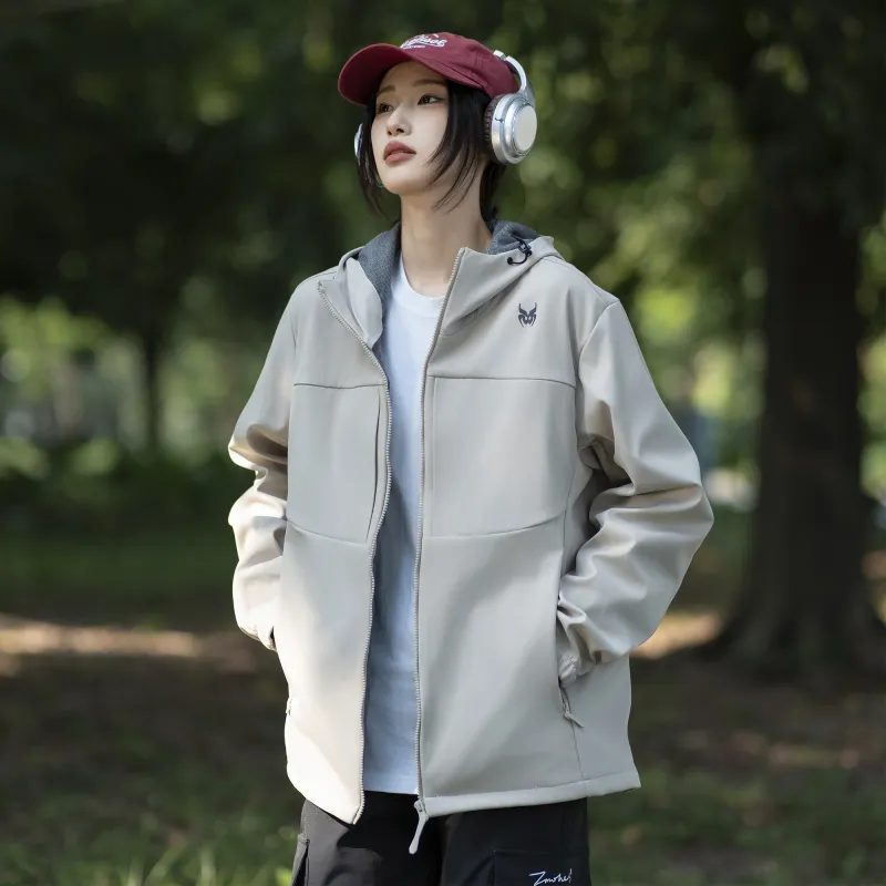 ZMOH Hooded Jacket Unisex Couple's-8