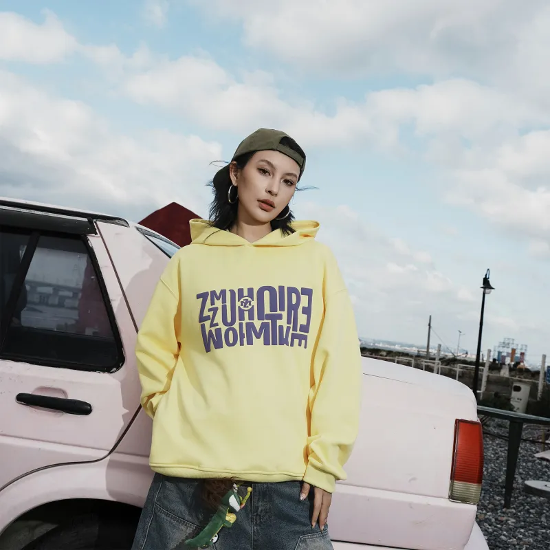 ZMOH Out of order Series Hoodie Unisex Couple's-4