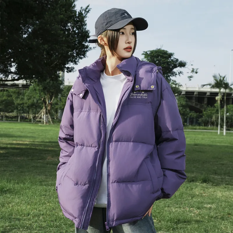 ZMOH Down Jacket Unisex Dark Purple-3