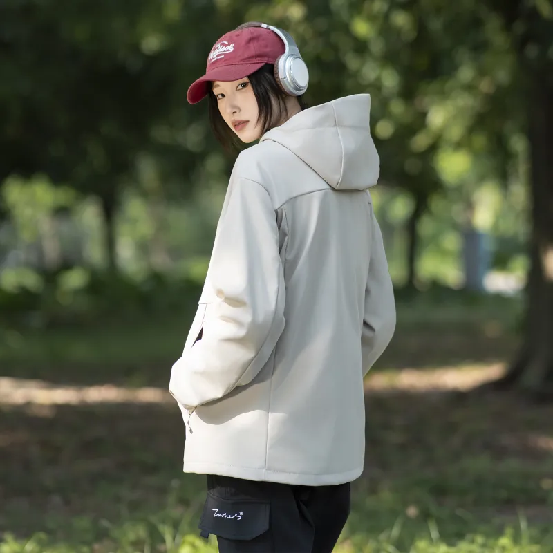 ZMOH Hooded Jacket Unisex Couple's-9