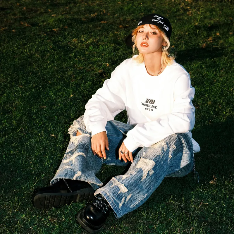 ZMOH Crewneck Sweatshirt Unisex Couple's-12