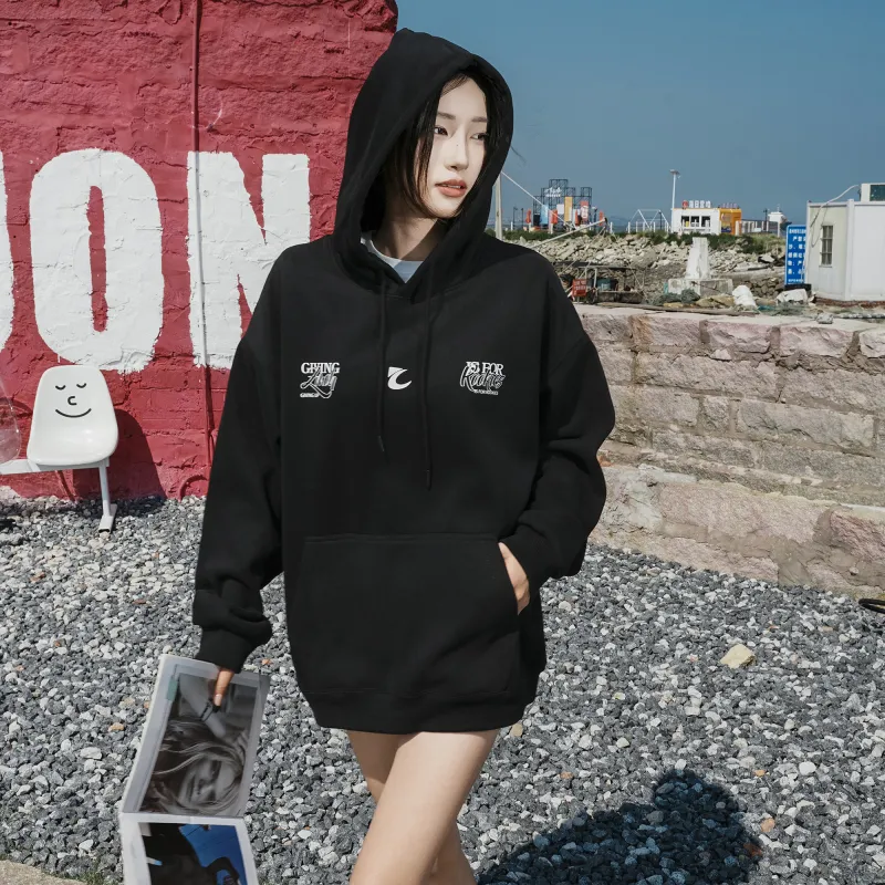 ZMOH Fleece Lined Hoodie Unisex Couple's-6