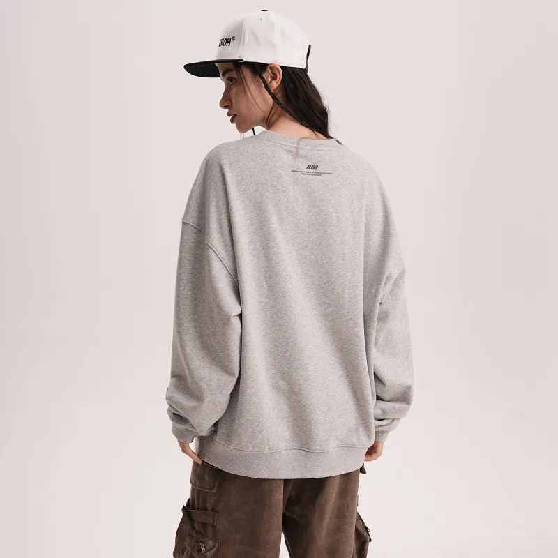 ZMOH Crewneck Sweatshirt Unisex Couple's-22
