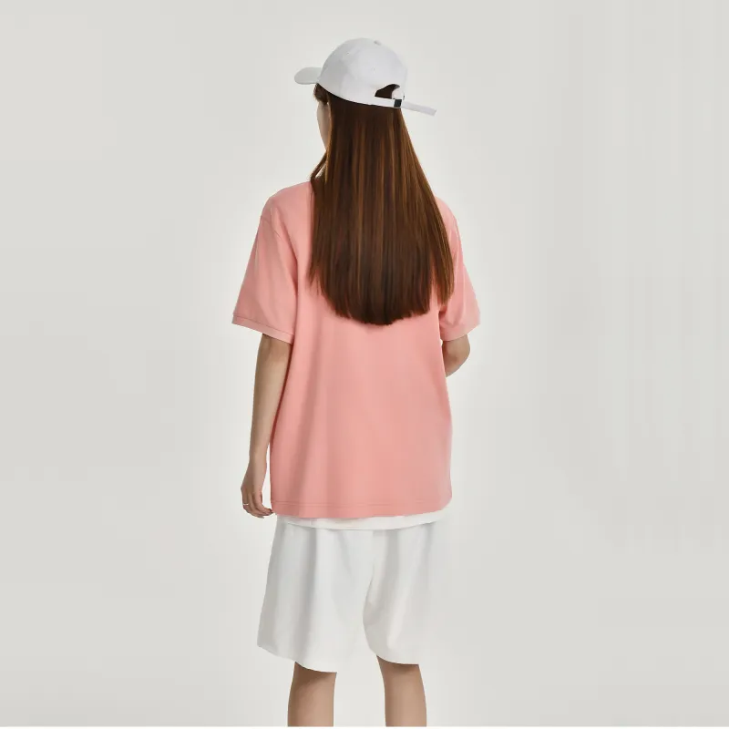 ZMOH Plain Net Series Polo Shirts Unisex-2