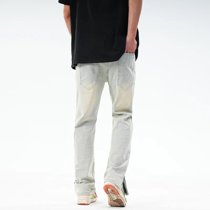 ZMOH Jeans Unisex Yellow Mud-2