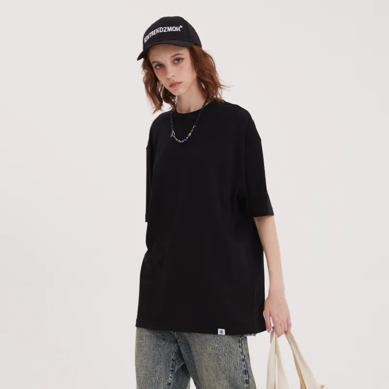 ZMOH Plain Net Series T Shirts Unisex-7