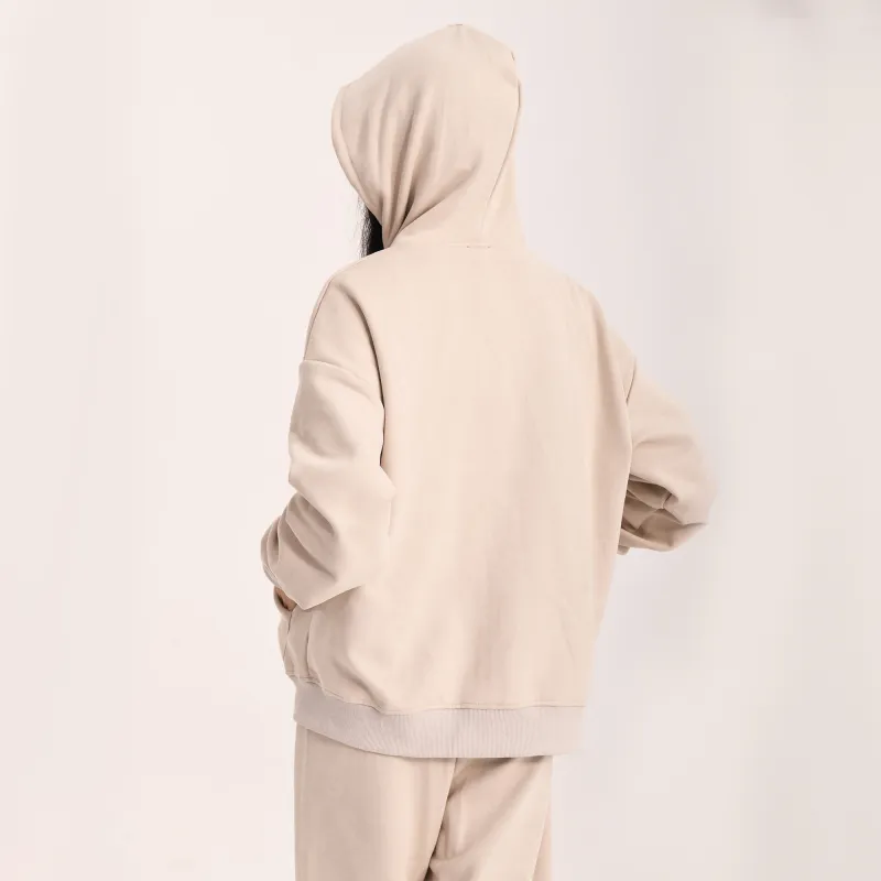 ZMOH Plain Net Series Sweatshirts Unisex-3