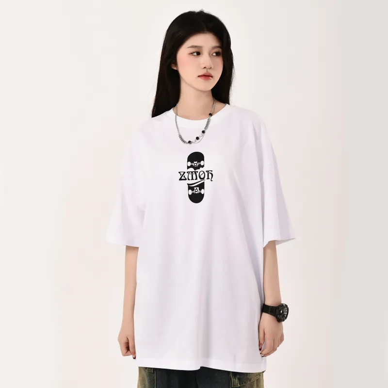 ZMOH Skateboard T Shirts Unisex-3