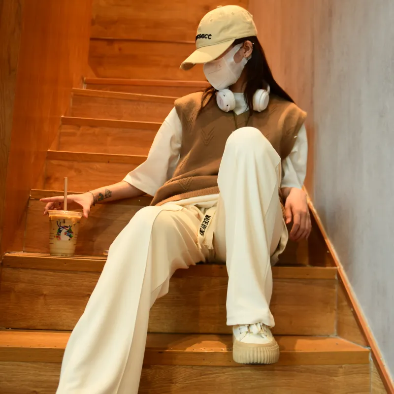 ZMOH Knitted Sweatpants Unisex-6