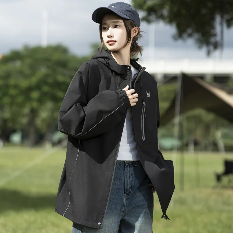 ZMOH Hooded Jacket Unisex Couple's-2