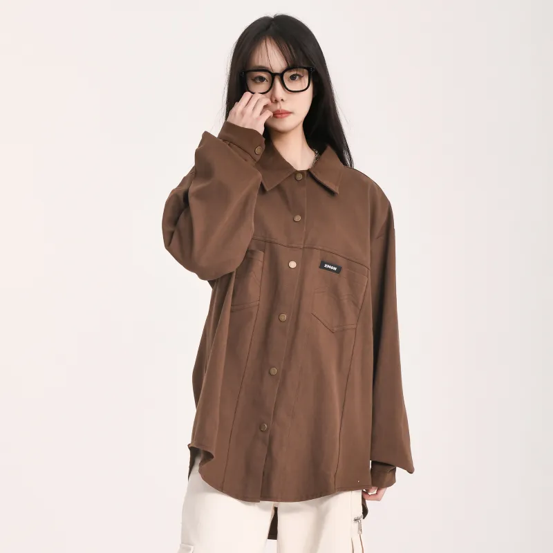 ZMOH Plain Net Series Shirts Unisex-3