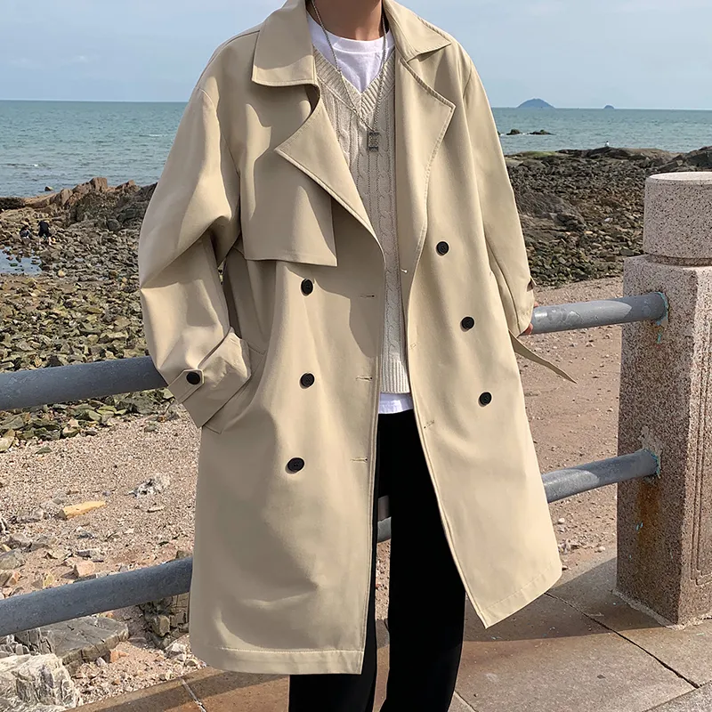 LOOX! Trench Coats Unisex-8