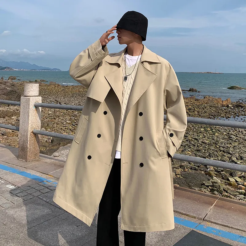 LOOX! Trench Coats Unisex-7
