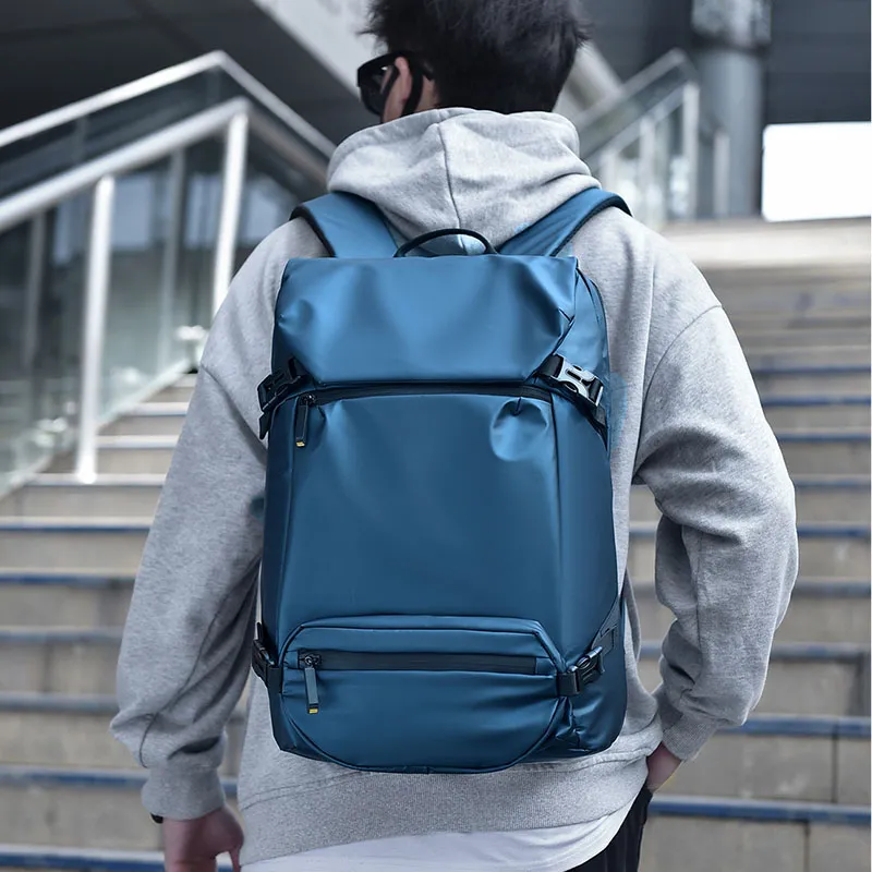 Boniu Abrasion Resistant Fabric Backpack Regular Men's Multicolor-5