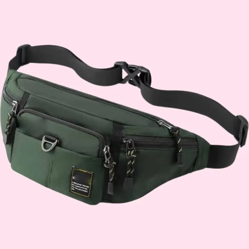 Boniu Nylon Fabric Fanny Pack Men's Multicolor-9