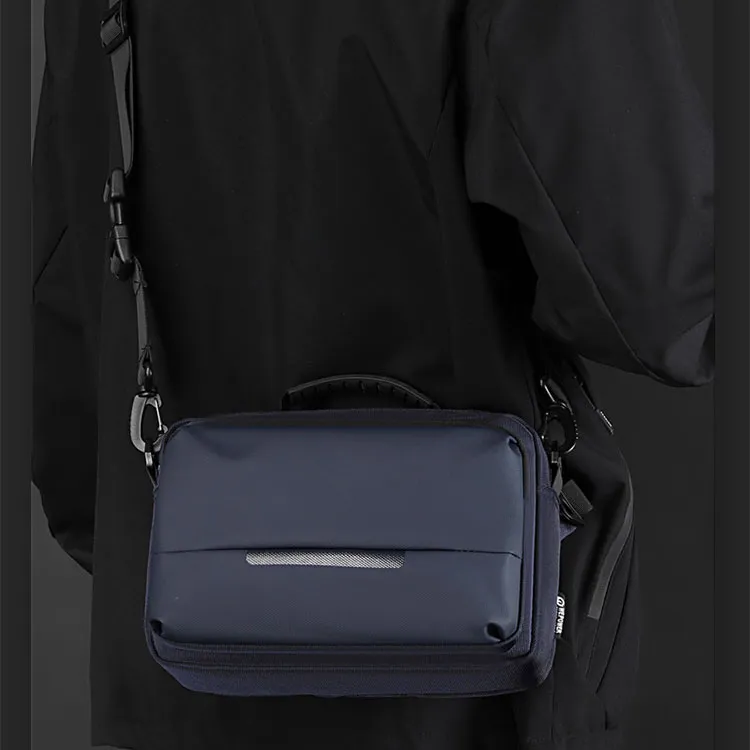 Boniu Nylon Fabric One Shoulder Handbag Men's Multicolor-4