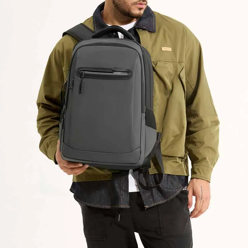 Boniu Membrana Dermalis Backpack Unisex Black/Gray/Dark Blue/Army Green-3