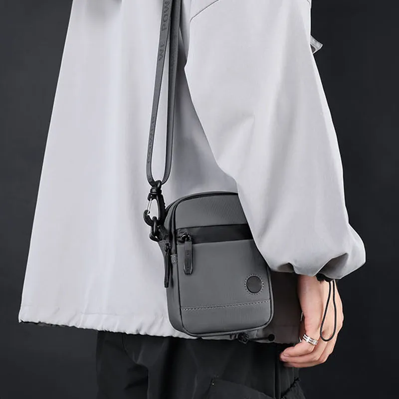 Boniu Nylon Fabric Shoulder Bag Men's Multicolor-3