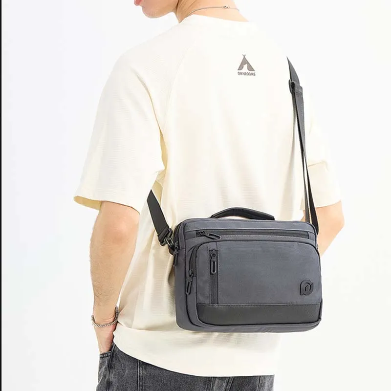 Boniu Water Repellent Composite Film Shoulder Bag Unisex Multicolor-3