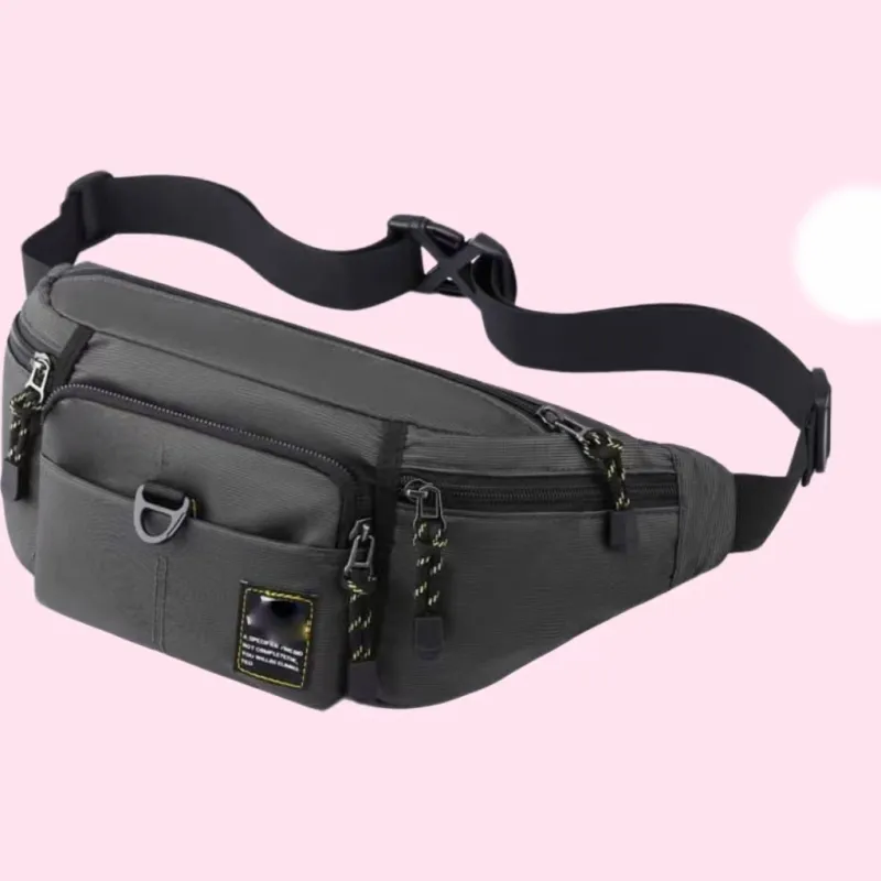 Boniu Nylon Fabric Fanny Pack Men's Multicolor-4